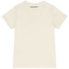 Boys Ivory Aston Martin Logo T-Shirt, 3, hi-res