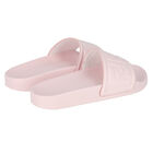 Girls Pink FF Logo Sliders, 1, hi-res