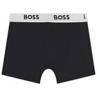 Boys Black Boxer Shorts (3-Pack), 1, hi-res
