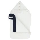 Baby Girls White & Navy Blue Nest, 1, hi-res