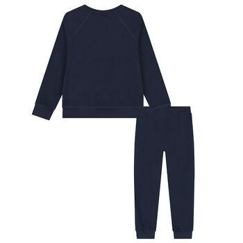 Boys Navy Blue Tracksuit