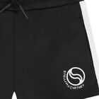 Girls Black Logo Shorts, 1, hi-res