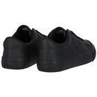 Boys Black Logo Trainers, 1, hi-res