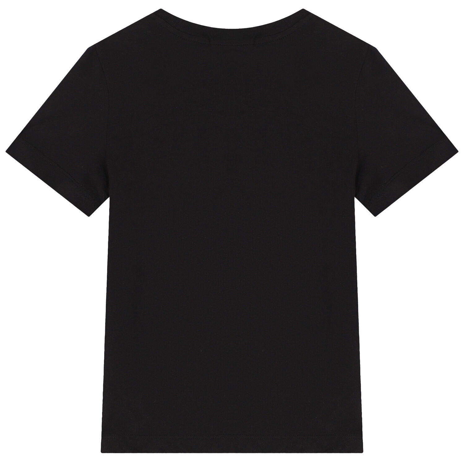 Boys Black Logo T-Shirt, 1, hi-res