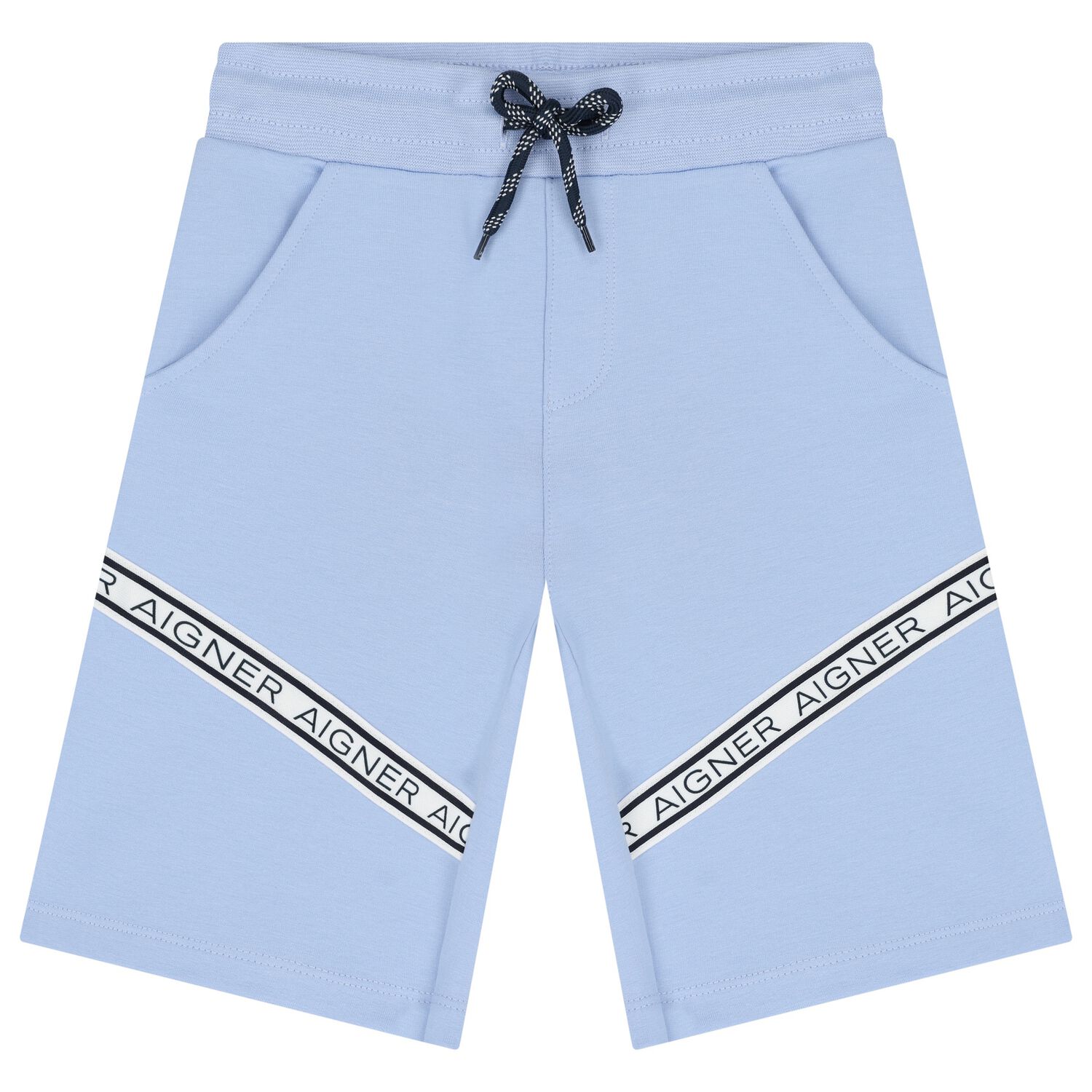 Boys Blue Logo Shorts, 1, hi-res image number null