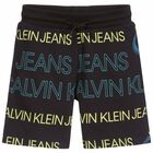 Boys Navy Logo Shorts, 1, hi-res