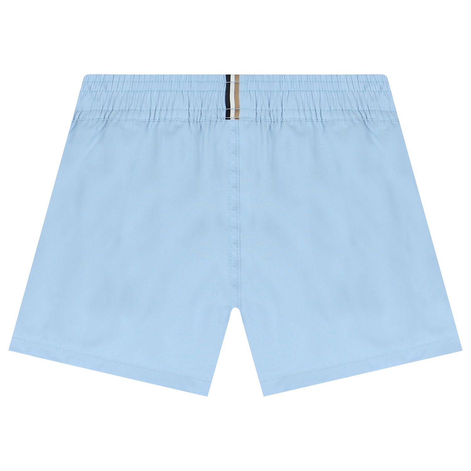 Younger Boys Blue Logo Swim Shorts, 2, hi-res