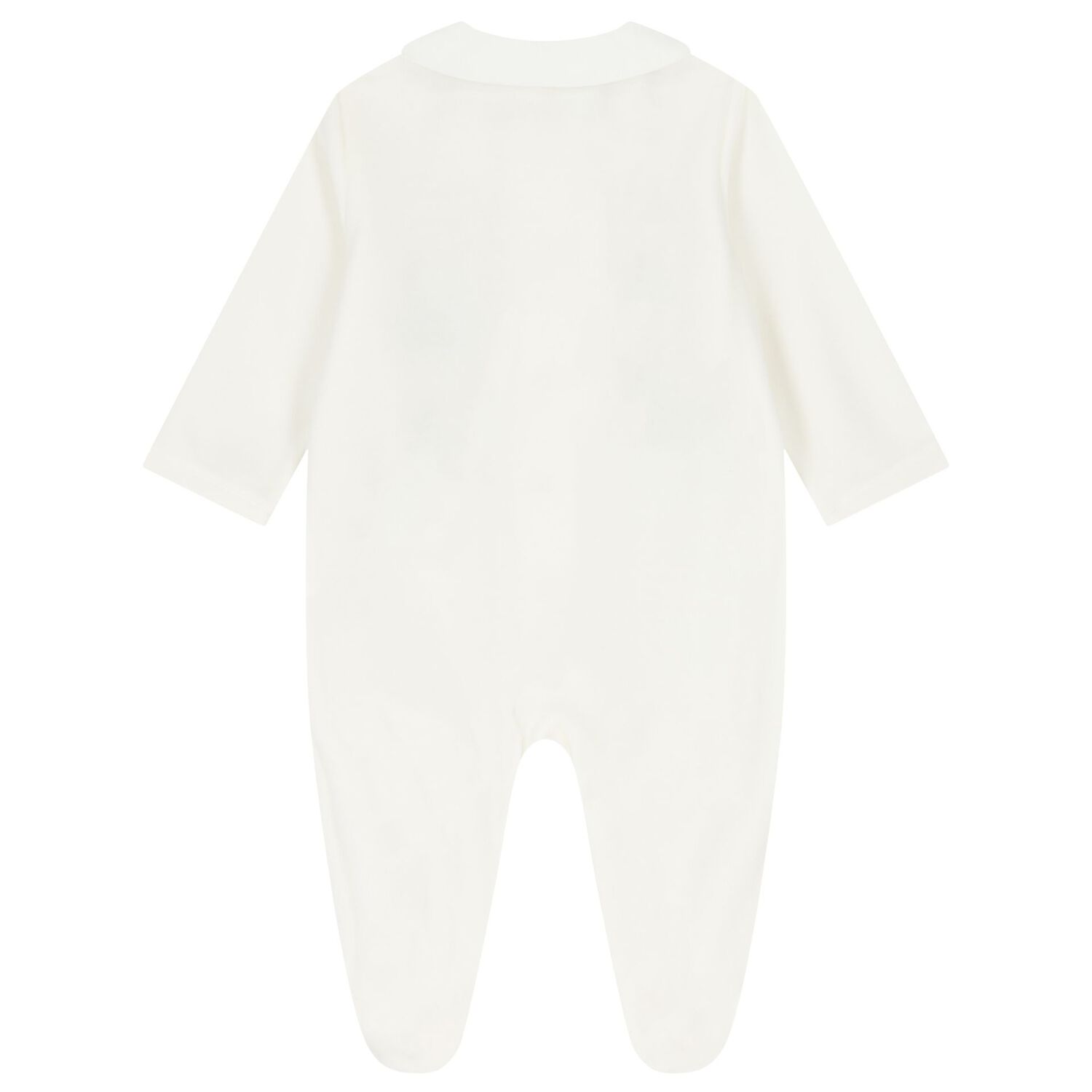 Ivory Embroidered Animal Babygrow, 1, hi-res