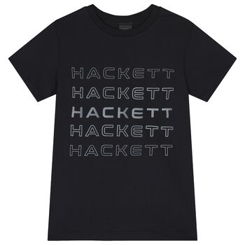 Boys Black Logo T-Shirt