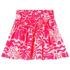Girls Pink Sea Shell Skirt, 1, hi-res