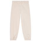 Girls Beige Teddy Bear Tracksuit, 1, hi-res