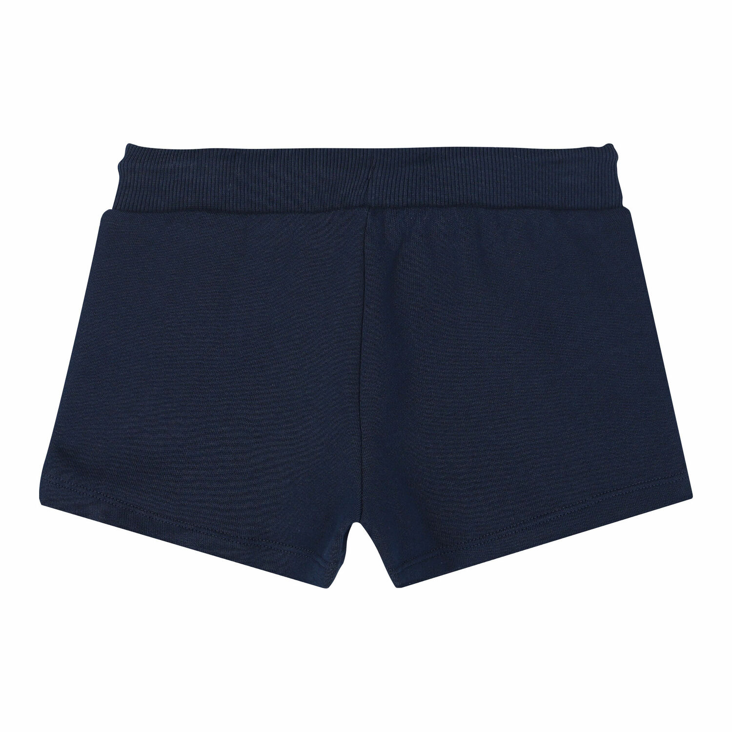 Girls Navy Logo Shorts, 1, hi-res