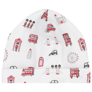 Baby Boys White Lively London Hat