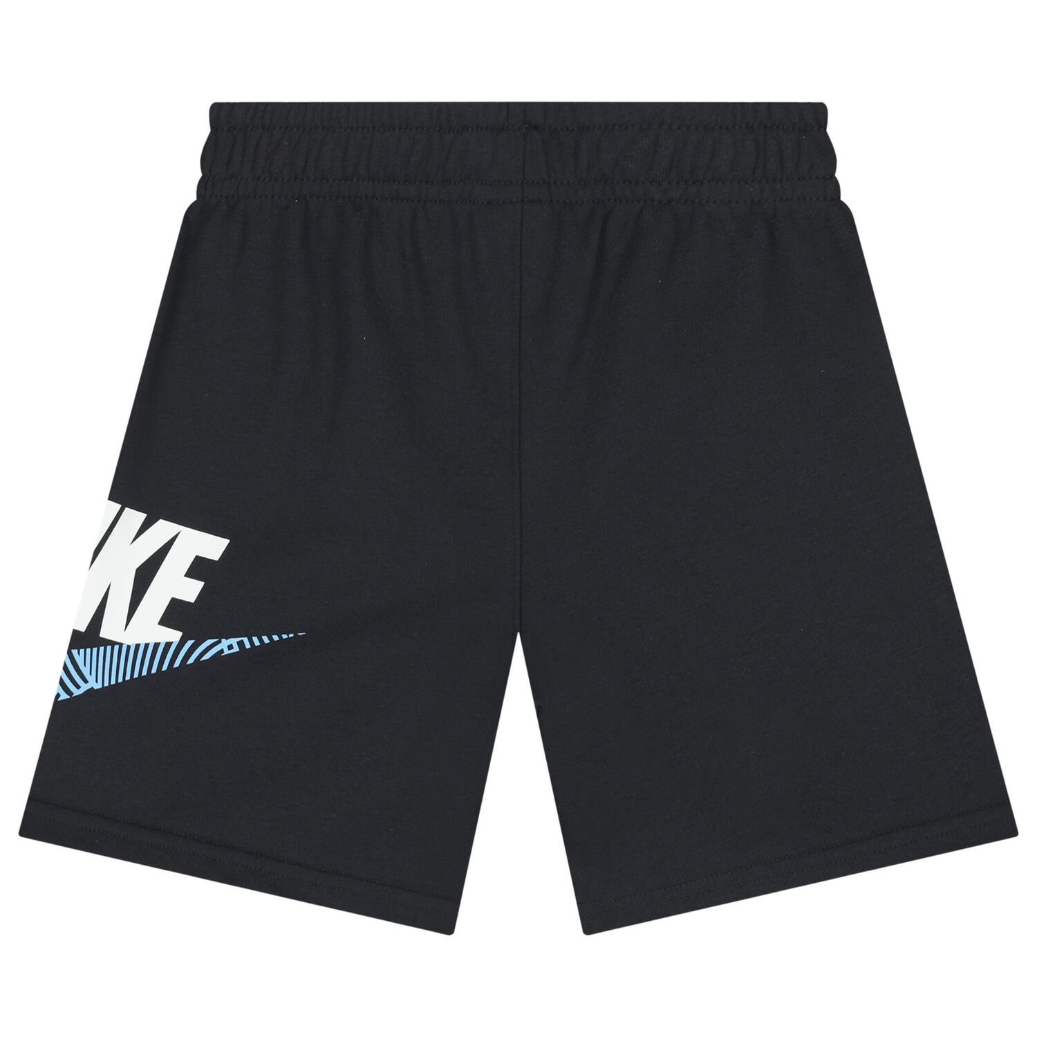 Boys Navy Blue Logo Shorts, 1, hi-res
