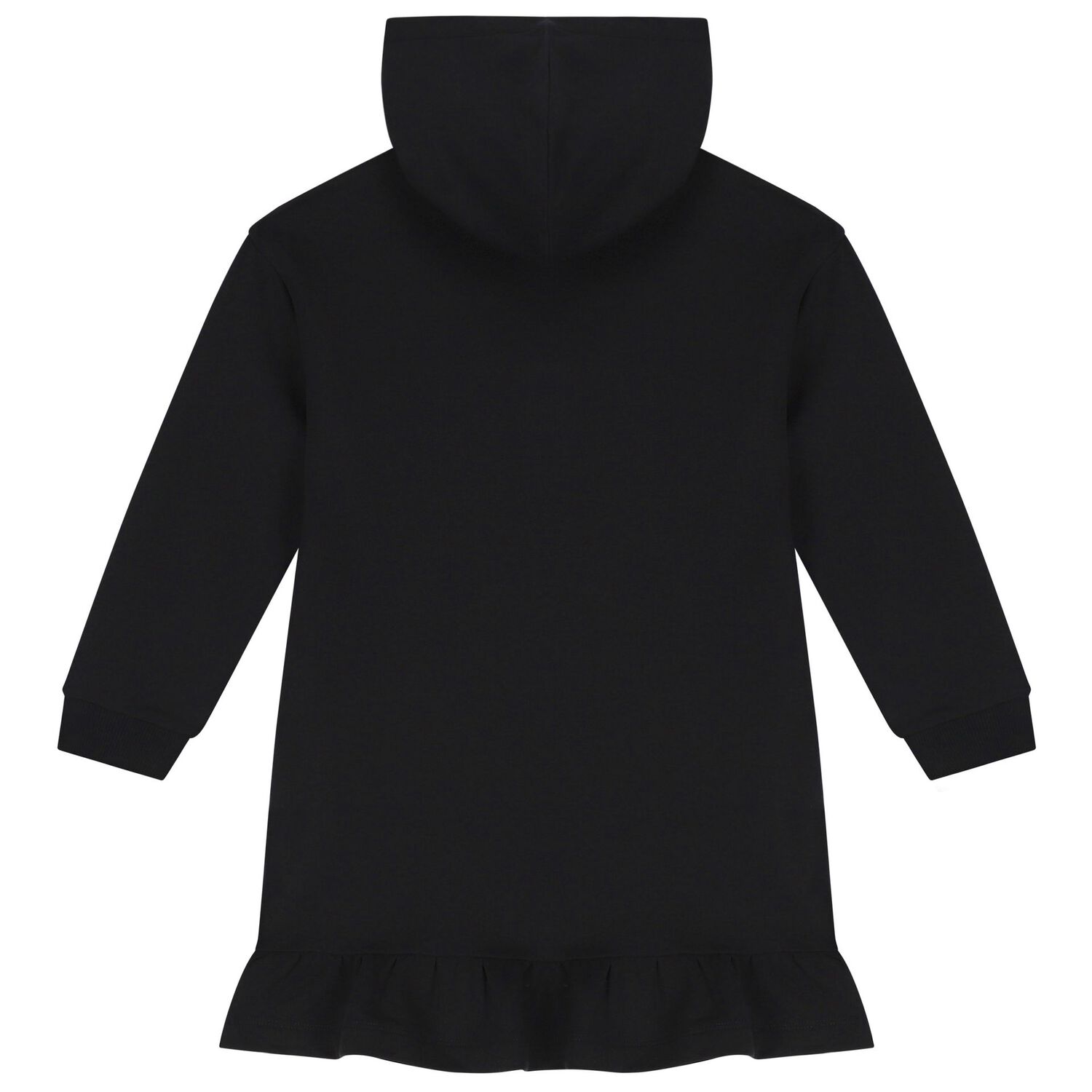 Girls Black Teddy Bear Logo Dress, 1, hi-res image number null