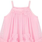 Girls Pink Tulle Dress, 1, hi-res