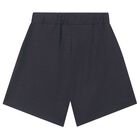 Girls Black Shorts, 1, hi-res