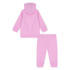 Younger Girls Pink Logo Tracksuit, 2, hi-res