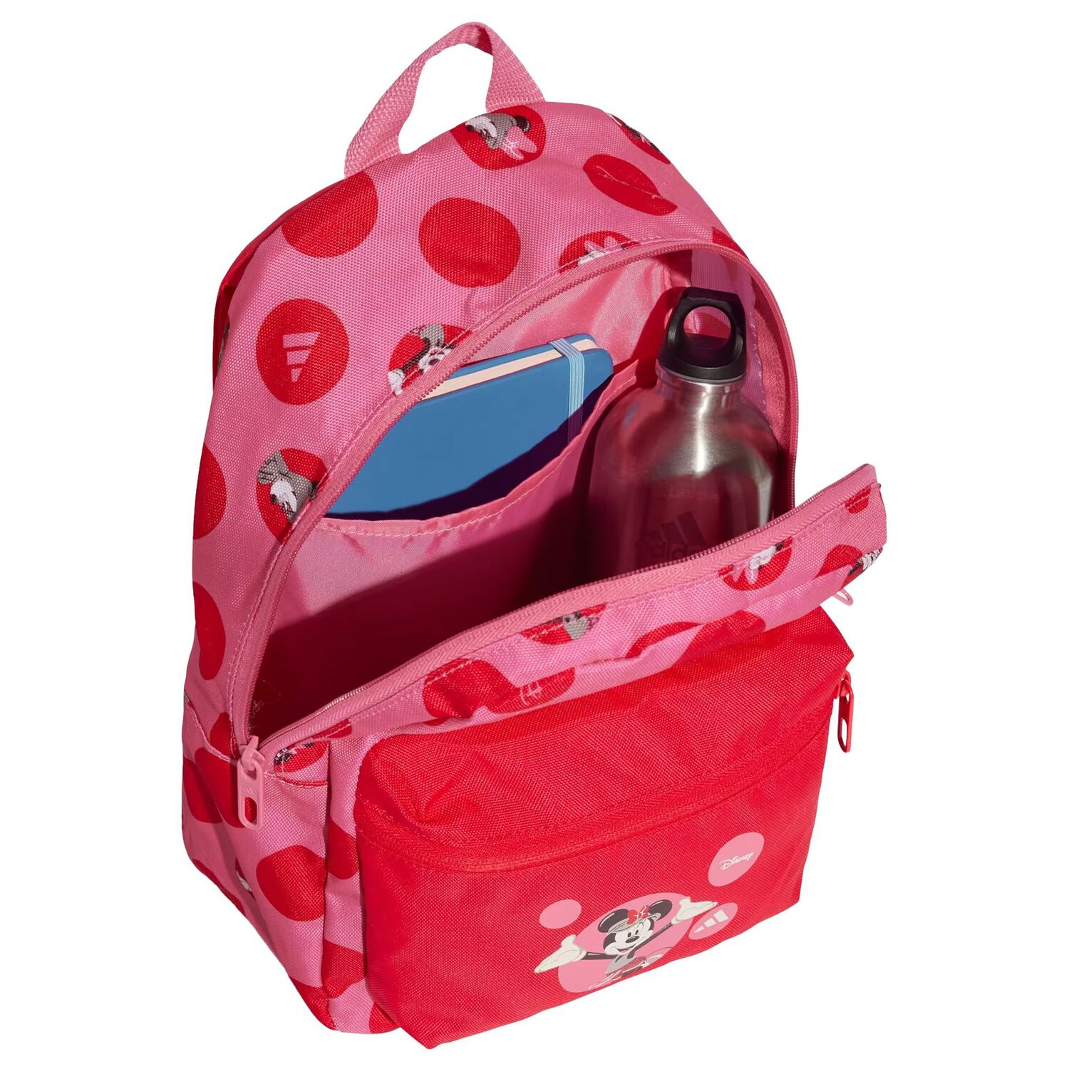 Girls Pink & Red Minnie Mouse Backpack, 1, hi-res image number null