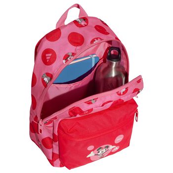 Girls Pink & Red Minnie Mouse Backpack