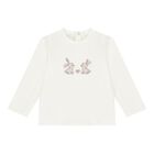 Baby Girls Pink & Ivory Bunny Tracksuit Set ( 3 Piece ), 1, hi-res