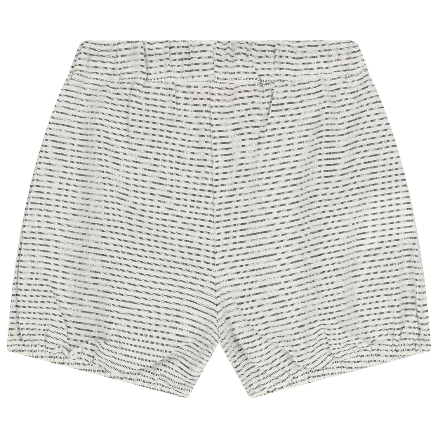 Baby Boys White & Grey Elephant Shorts Set, 1, hi-res