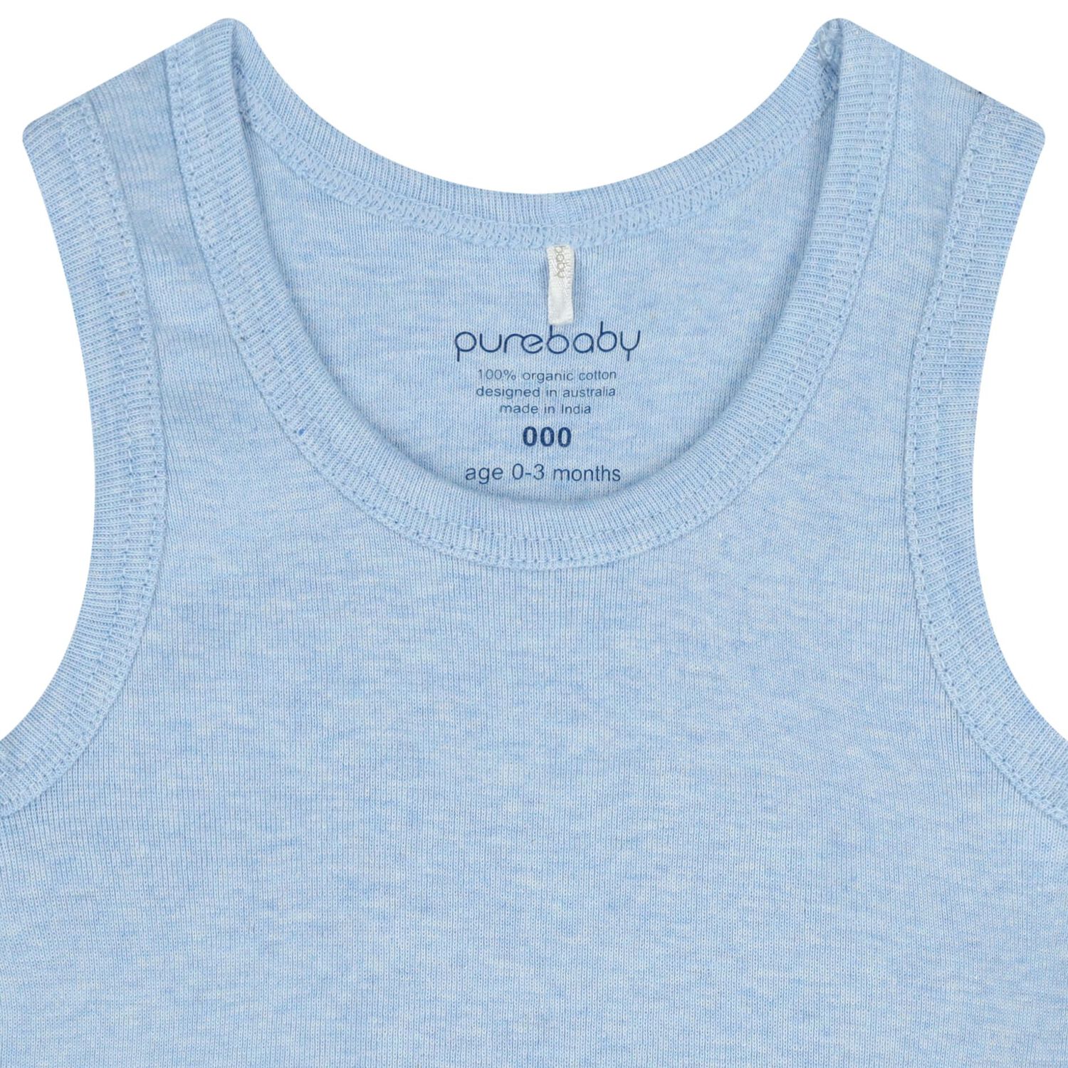 Baby Boys Blue & White Bodysuits ( 2-Pack ), 1, hi-res image number null