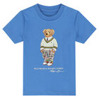 Baby Boys Blue Polo Bear T-Shirt, 2, hi-res