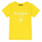 Boys Yellow Logo T-Shirt, 2, hi-res