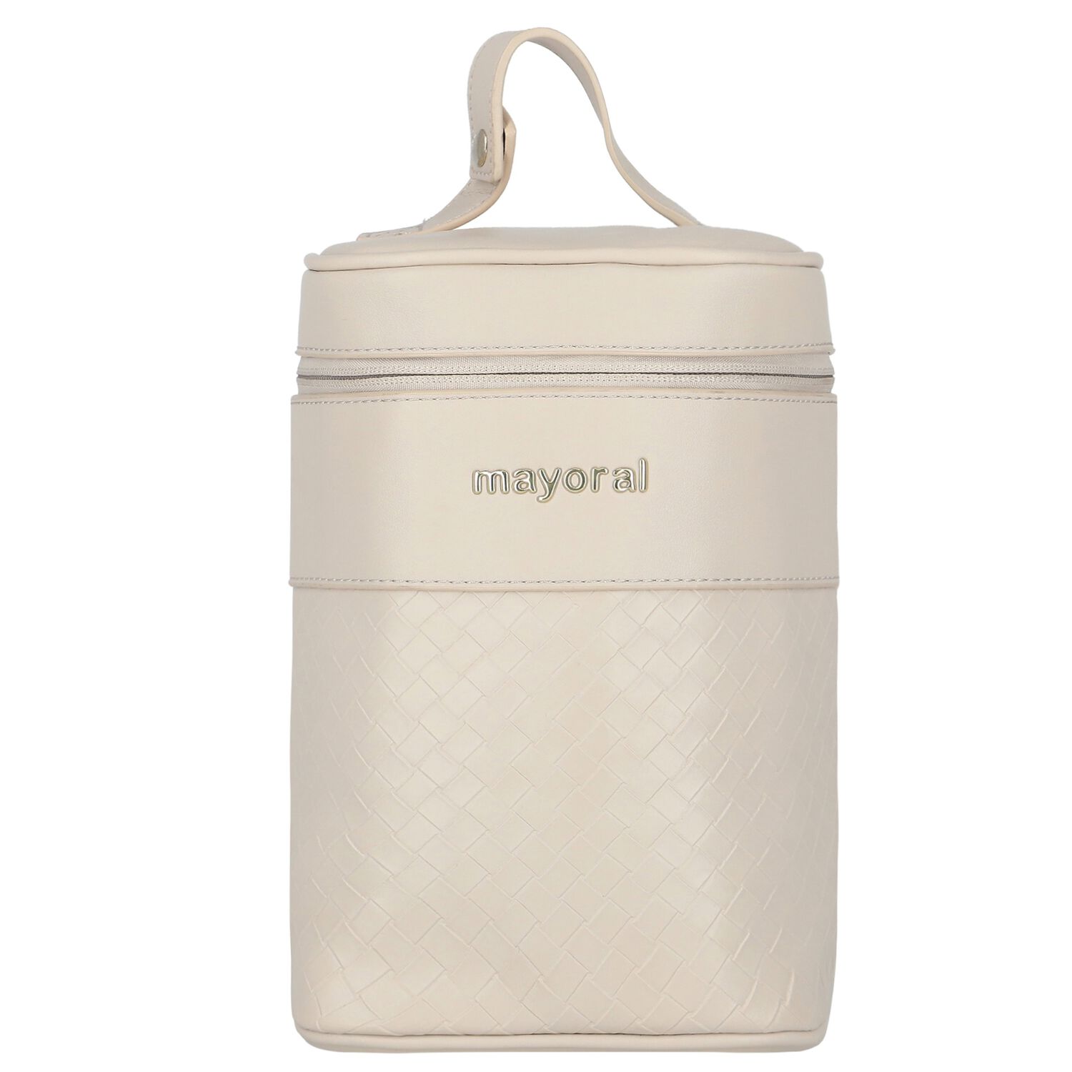 Beige Logo Insulated Baby Bottle Bag, 1, hi-res image number null