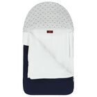 Baby Boys Navy Blue & White Logo Nest, 2, hi-res