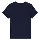 Boys Navy Logo T-Shirt, 2, hi-res
