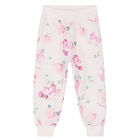 Younger Girls Pink Floral Jogger, 1, hi-res