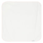 Baby Girls White & Pink Hooded Towel, 1, hi-res