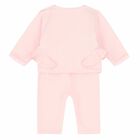 Baby Girls Pink Tracksuit, 1, hi-res