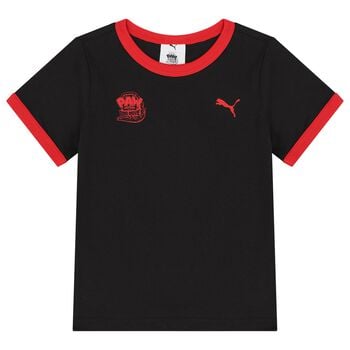 Boys Black & Red Logo Paw Patrol T-Shirt
