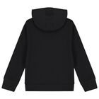 Boys Black Logo Tracksuit, 1, hi-res