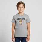 Grey Teddy Bear Logo T-Shirt, 7, hi-res