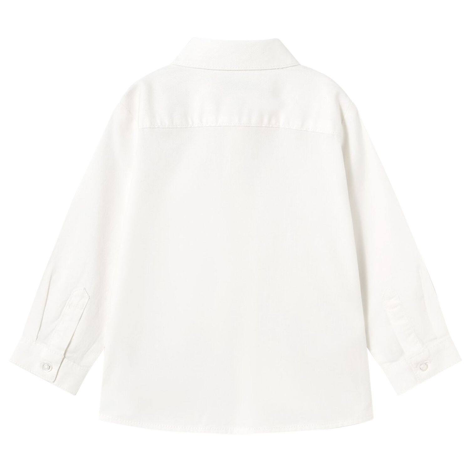 Baby Boys White Shirt, 1, hi-res