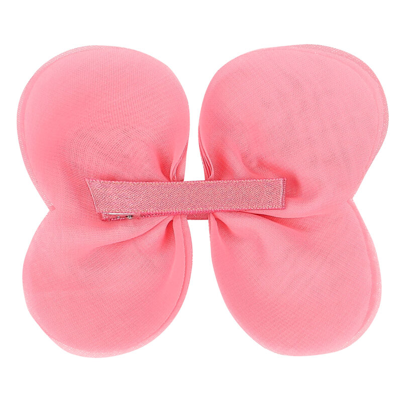Girls Pink Bow Hair Clip, 2, hi-res image number null