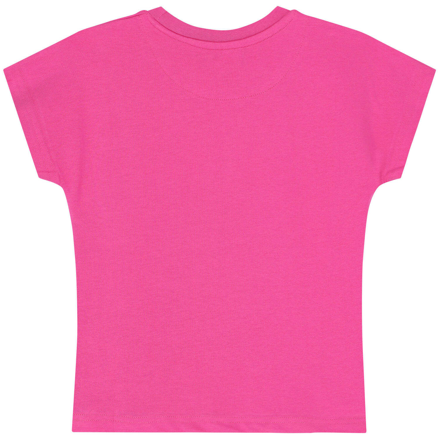 Girls Pink Logo & Cheetah T-Shirt, 1, hi-res