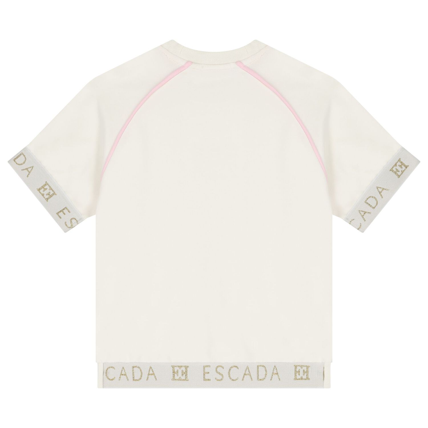 Girls Ivory Logo T-Shirt, 1, hi-res image number null