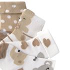 Baby Boys White & Beige Socks ( 4-Pack ), 1, hi-res