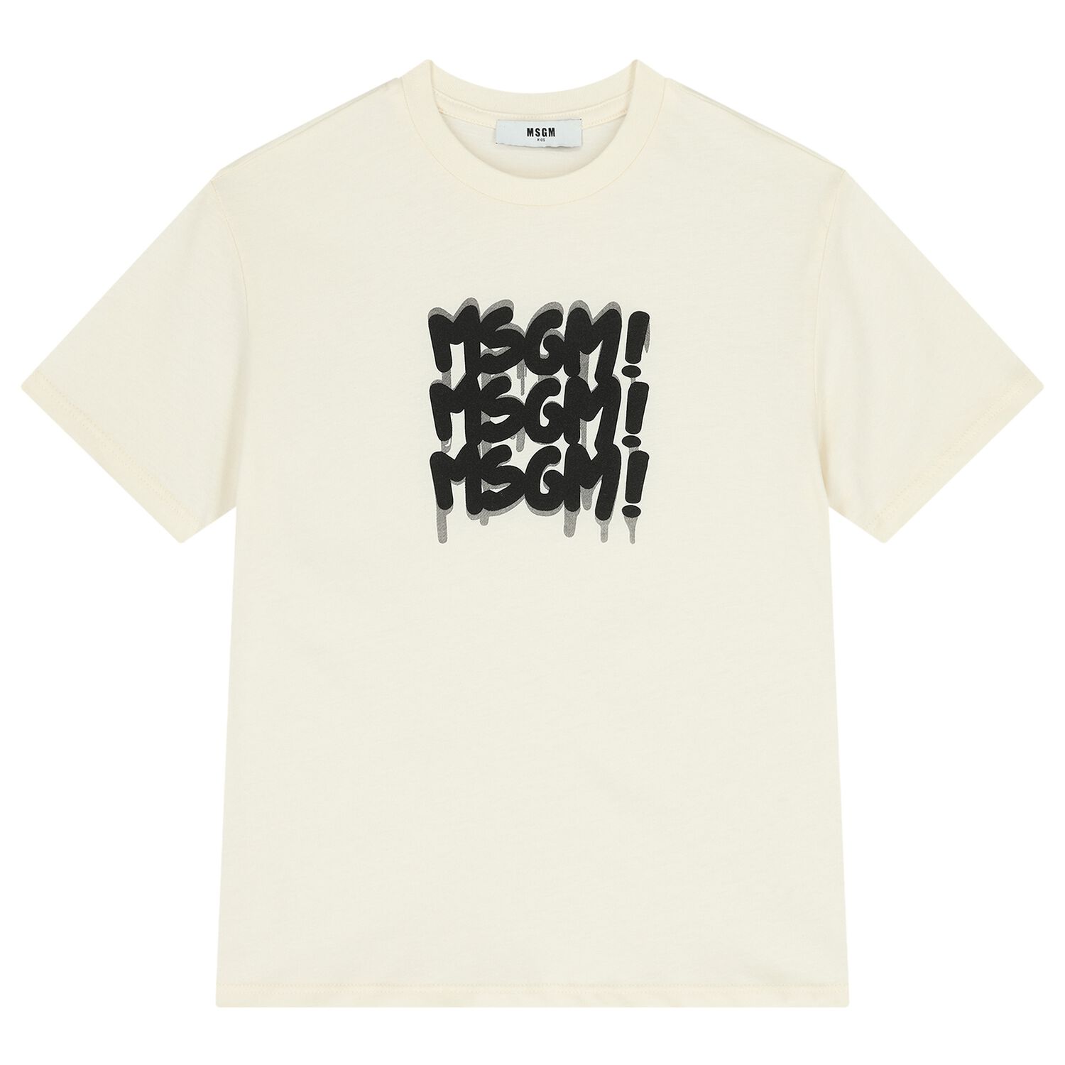 Boys Ivory Logo T-Shirt, 1, hi-res