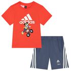 Red & Blue Mickey Mouse Shorts Set, 1, hi-res