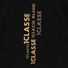 Girls Black & Beige Logo Dress, 1, hi-res