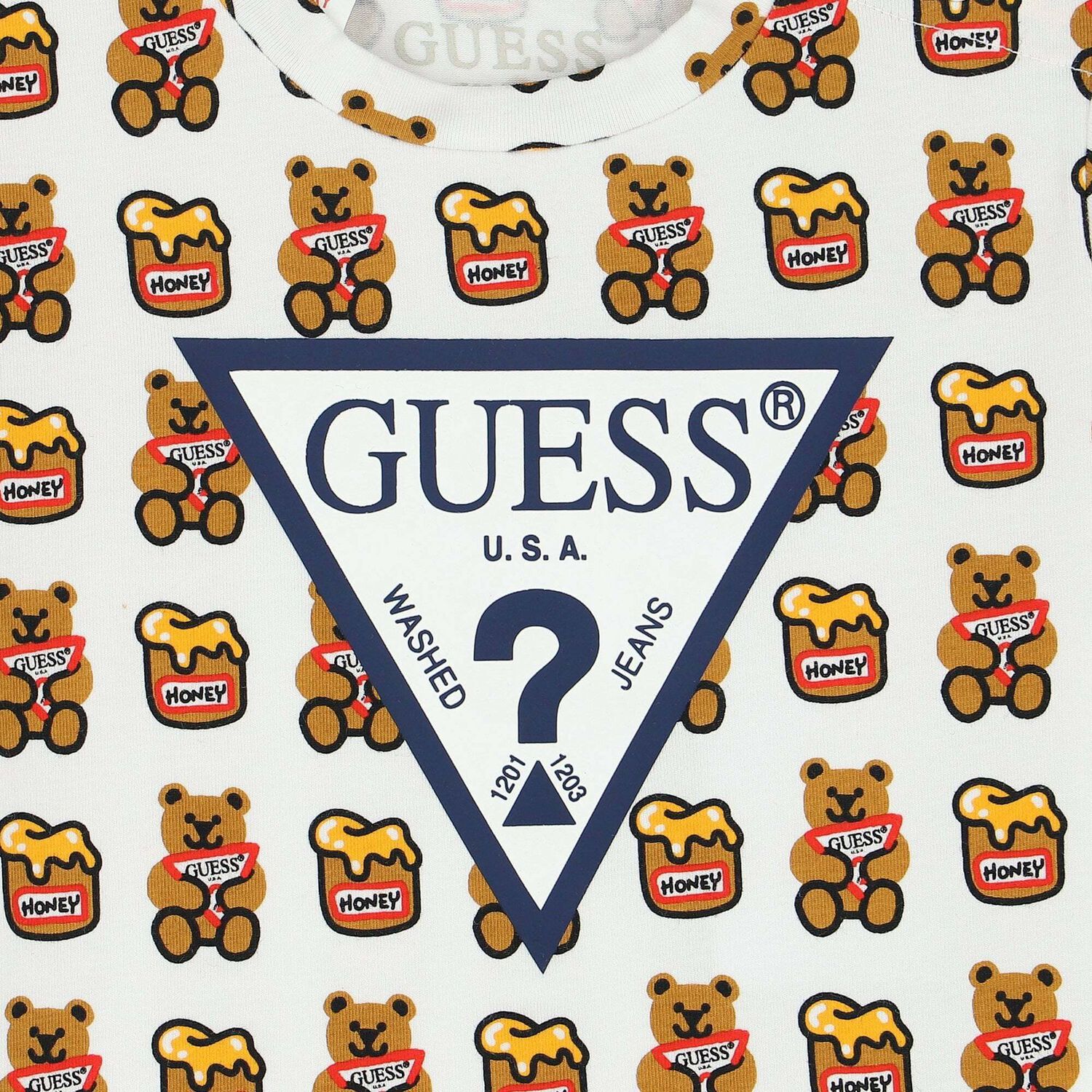 Baby Boys White Logo T-Shirt , 1, hi-res image number null