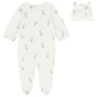 Ivory Teddy Bear Babygrow Set, 2, hi-res