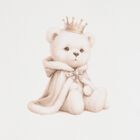Ivory Teddy Bear Baby Blanket, 1, hi-res