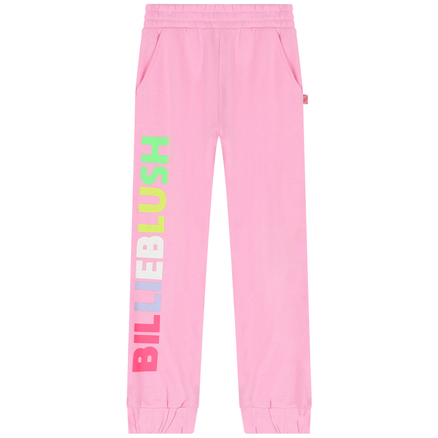 Girls Pink Logo Joggers, 1, hi-res